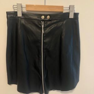 Leather skirt